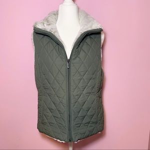Faux Fur Reversible Vest
